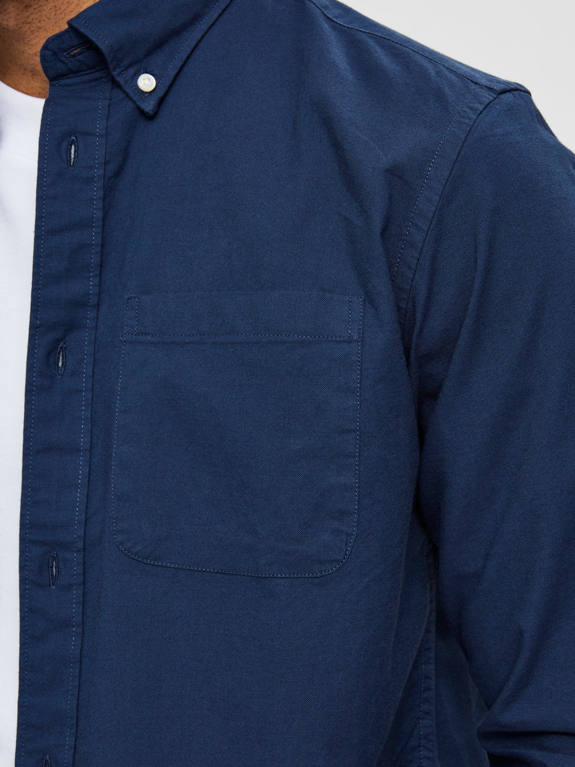 SLHREGRICK-OX Shirts - moonlit ocean